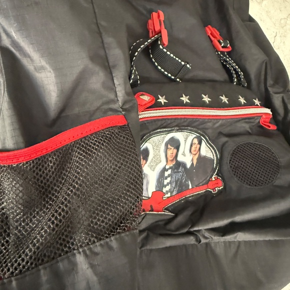 Jonas Brothers Backpack Camp Rock Disney Channel Movie Joe Nick Kevin EUC 2008 main image 10